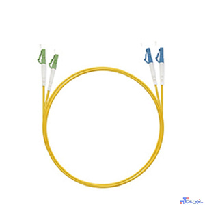 Cabeus FOP(d)-9-LC/APC-LC/UPC-1m Шнур оптический duplex LC/APC-LC/UPC 9/125 sm 1м LSZH