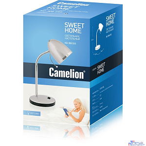 Camelion KD-308  C03 серебро (Светильник настольный,230V 40W E27)