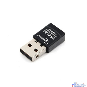 Gembird Сетевой двухдиапазонный Wi-Fi мини USB-адаптер 600 Мбит, USB, 802.11b/g/n/ac/а (WNP-UA-008)