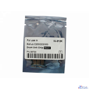 Чип драм-юнита для KONICA MINOLTA Bizhub C200 (CET) Black, (WW), (унив.), CET8700