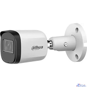 DAHUA DH-HAC-B1A21P-U-0280B Уличная цилиндрическая HDCVI-видеокамера 2Мп, 1/2.7” CMOS, объектив 2.8мм, ИК-подсветка до 30м, IP67, корпус: металл, пластик
