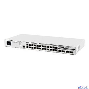 ELTEX MES2300-24P AC Ethernet-коммутатор 24 порта 10/100/1000BASE-T (RJ-45) PoE/PoE+, 4 порта 10GBASE-R (SFP+)/1000BASE-X (SFP), L3