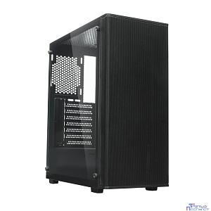 XASTRA Корпус  A300 0F  Black ATX/Mesh/ full-size TG / no fans/ A300-0F