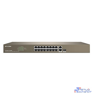IP-COM F1218P-16-250W Коммутатор в стойку, PoE, 16RJ45*100mbit +2RJ45*1Gbit/1SFP, 250W PoE