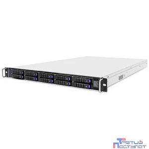 AIC XP1-S102TU03 SB102-TU, 1U 10-bay 2.5" hot-swap, 2x tri-mode 4-port backplane, 1x 2-port SATA backplane, 6x 4056 & 1x 4028 FAN, Acbel 750W redundant power supply platinum, Tucana motherboard,