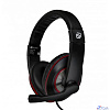 Oklick HS-L390G DRAGON черный/красный 1.8м мониторные оголовье (1100413)
