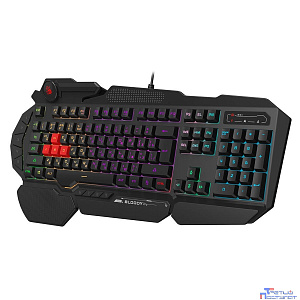 Клавиатура A4Tech Bloody B310N черный USB Multimedia for gamer LED (B310N)