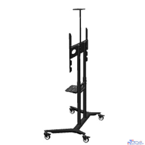 ONKRON мобильная стойка для ТВ 55"-90", макс 75кг, чёрная TS1871