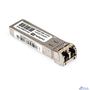 Exegate EX298327RUS Трансивер SFP+ EXT-10G-MM850-LC2-300M (10GBase-SR для многомодового оптического кабеля, 10 Гбит/с, Tx:850/Rx:850 нм, до 300 м, разъем Duplex LC)