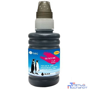 Чернила G&G GG-T6731BK черный100мл для Epson L800, L805, L810, L850