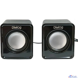 Dialog Colibri AC-02UP BLACK {акустические колонки 2.0, 5W RMS, питание от USB}