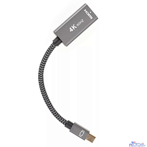 Telecom <TA565> Адаптер miniDP --> HDMI-F 0.15м ,  оплетка, 4K@60Hz [7958820049873]