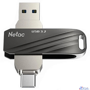 Netac USB Drive 256GB US11 USB3.0+TypeC Dual Flash Drive 256GB <NT03US11C-256G-32BK>