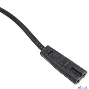 Кабель питания Filum FL-PC2.5-EUA-C7-3M CEE 7/16 угловая -С13, 2х0.5, 220В, 2.5A, чёрный, 3м (1115458)