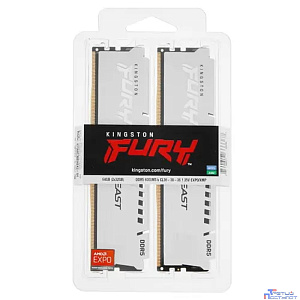 Память DDR5 2x32GB 6000MHz Kingston KF560C36BWEK2-64 Fury Beast RTL Gaming PC5-48000 CL36 DIMM 288-pin 1.35В dual rank с радиатором Ret