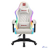 Игровое кресло Energy Белый,RGB,класс 4,PU DEFENDER