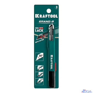 KRAFTOOL  GRAND-9, 9 мм, нож для точного реза с автостопом [09192]