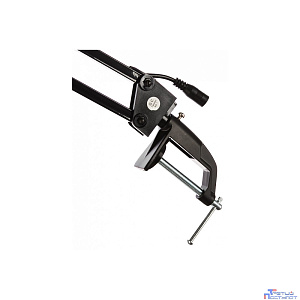 Camelion KD-821  C02 черный LED (Св-к наст.,8 Вт, 230В, 2 ур.ярк,350лм, струбцина)