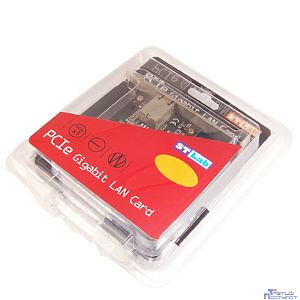 Network adapter ST-Lab, PCI-E x1, N-314 (Realtek, 10/100/1000, RJ-45), Ret