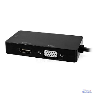 ORIENT Кабель-адаптер C309, DisplayPort M -> HDMI/ DVI-I/ VGA, длина 0.2 метра, черный (30309)