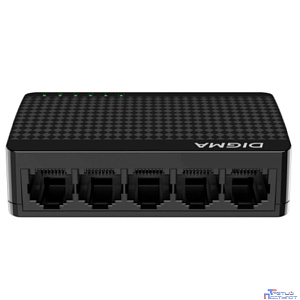 Digma DSW-305FE Коммутатор (L2) 5х100Мбит/с неуправляемый