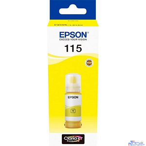 EPSON C13T07D44A  Контейнер 115 с жёлтыми чернилами для L8160/L8180