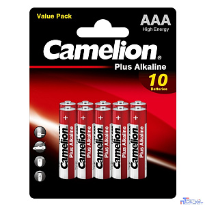 Camelion Plus Alkaline BL10 LR03 (LR03-BP10, батарейка,1.5В)(10шт. в уп-ке)