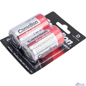 Camelion..LR20 Plus Alkaline BL-2 (LR20-BP2, батарейка,1.5В)  (2 шт. в уп-ке)