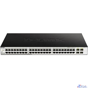 D-Link DGS-1210-52/ME/B1A Управляемый L2 коммутатор, 48x1000Base-T, 4x1000Base-X SFP, AC 220В/DC 12В(с возможностью мониторинга статуса питания коммутатора)