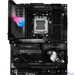 ASUS ROG STRIX X870E-E GAMING WIFI (Socket AM5, ATX, 4xDDR5(192GB), HDMI, 1xPCIe 5.0x16/1xPCIe 4.0x16, 1xLAN (5GbE), Wi-Fi 7, BT 5.4, 4xSATA 6Gb/s, 5xM.2, 2xType-C, 9xUSB 3.2)