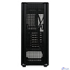 Case HSPD M530, Mesh Mid Tower, Black, TG, 0.4 SPCC, no fans ATX, mATX, mITX 155/290/200mm 2x2.5", 2x3.5", 7xPCI 1xUSB-A 3.0, 2xUSB-A 1.0 335x193x445mm