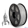 Филамент NVPRINT ABS Silver для 3D печати диаметр 1.75мм длина 330 метров масса 1 кг