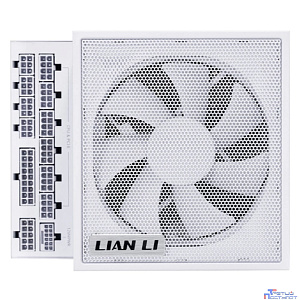 Lian Li  Блок питания  EG1000 / White / ATX 3.1, 1000W, 80 PLUS Platinum, PCIe 5.1, APFC, USB HUB, 120mm FDB Fan, Fully Modular / G9P.EG1000.WE00.RU