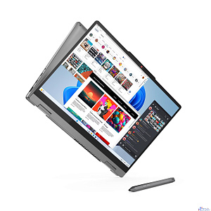 Lenovo IdeaPad 5 2-in-1 14IRH9 [83KX0041PS] (КЛАВ.РУС.ГРАВ.) Luna Grey 14" {WUXGA (1920x1200) OLED 400nits TS i7-13620H/16Gb/512Gb SSD/DOS/+Pen}