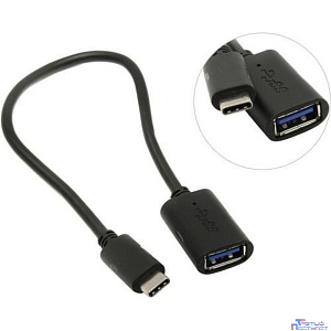 VCOM CU409 Кабель-адаптер USB 3.1 Type-Cm --> USB 3.0 Af , OTG 1,5A , 5,0Gbps , 0,2m
