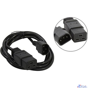 Cablexpert Кабель питания C14- C19, 3х1кв.мм, черный, 1.8м , с заземлением (PC-189-1-1)