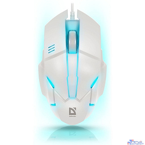 Defender Host MB-982 [52983] { Проводная оптическая мышь, 7 цветов,1000 dpi, белый  }
