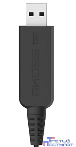 KOSS CS-95 USB {Частотный диапазон 30 Гц - 16 кГц, чувствительность 91 дБ, сопротивление 32 Ом, USB штекер}