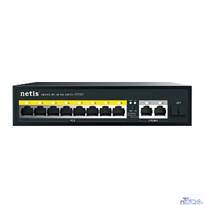 Netis P110GH Коммутатор 10PORT 10/100M 8POE+2XGE+SFP