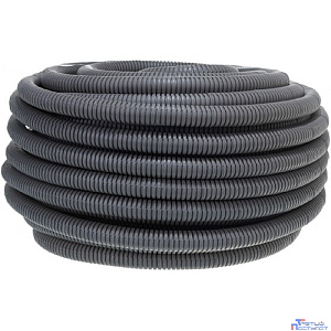 ЭРА Б0020113 Трубы гофр ПВХ GOFR-25-50-PVC  (серый) d 25мм с зонд. легкая 50м