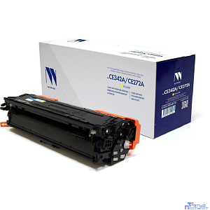 Картридж NVP совместимый NV-CE342A/CE272A Yellow универсальные для HP Color LaserJet 700 M775dn/ 700 M775f/ 700 M775z/ 700 M775z+/ CP5525dn/ CP5525n/ CP5525xh/ M750dn/ M750n/ M750xh (16000k)