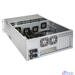 Exegate EX292424RUS Серверная платформа ExeGate Pro 4U660-HS24 <RM 19", высота 4U, глубина 660, Redundant БП 2x550W, 24xHotSwap, USB>
