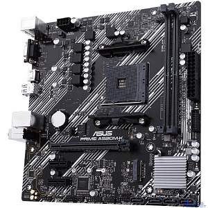 ASUS PRIME A520M-K (Socket AM4, mATX, 2xDDR4(64GB), VGA/HDMI 2.1, 1xPCIe 3.0x16/2xPCIe 3.0, 1xLAN, 4xSATA 6Gb/s, 1xM.2, 4xUSB 3.2, 2xUSB 2.0, 1xPS/2)