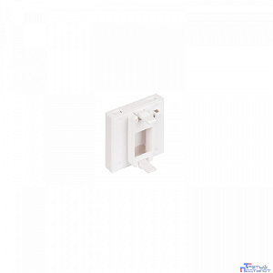 NTSS Лицевая панель NTSS PREMIUM для розеточных модулей типа Keystone 45x45 со шторкой NTSS-LP-PM-SIP-45X45-WT