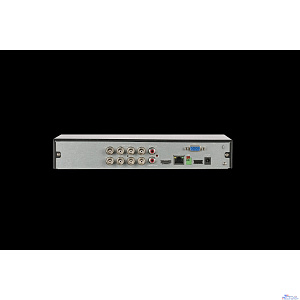 DAHUA DH-XVR5108HS-I3/T 8-канальный HDCVI-видеорегистратор с FR  HDCVI, AHD, TVI, IP, CVBS; 1 SATA III до 16Тбайт; видеоаналитика 1 HDMI, 1 VGA; сеть: 1 RJ45 100Мбит/с; аудиовх/вых: 1/1