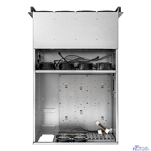Exegate EX292260RUS Серверный корпус ExeGate Pro 4U660-HS24 <RM 19", высота 4U, глубина 660, без БП, 24xHotSwap, USB>