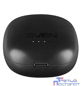 Наушники SVEN E-717BT,чер,BТ,TWS, заряд кейс, беспровод, стерео