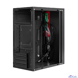 Exegate EX298160RUS Корпус Minitower ExeGate BAA-403-AAA350 (mATX, БП AAA350 с вент. 8см, 2*USB, HD Audio, черный)