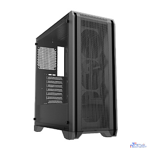 XASTRA Корпус A500 4ARGB Black ATX/Mesh/ tempered glass / 4x 120mm FC120-ARGB PWM fans/ A500-BK-FC120ARGB-4F-GL