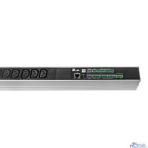 REM Верт блок розеток Rem-2MC,LINUX,мониторинг,измерение,3~16A,36C13,12C19,2100мм,вх IEC309,шнур 3м